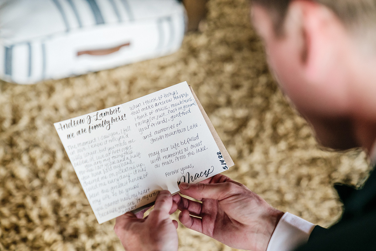 wedding day letter to your partner