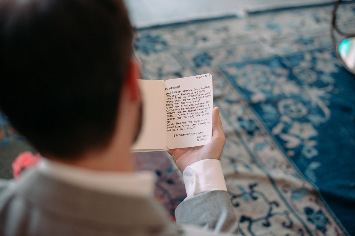 wedding day letter to your partner