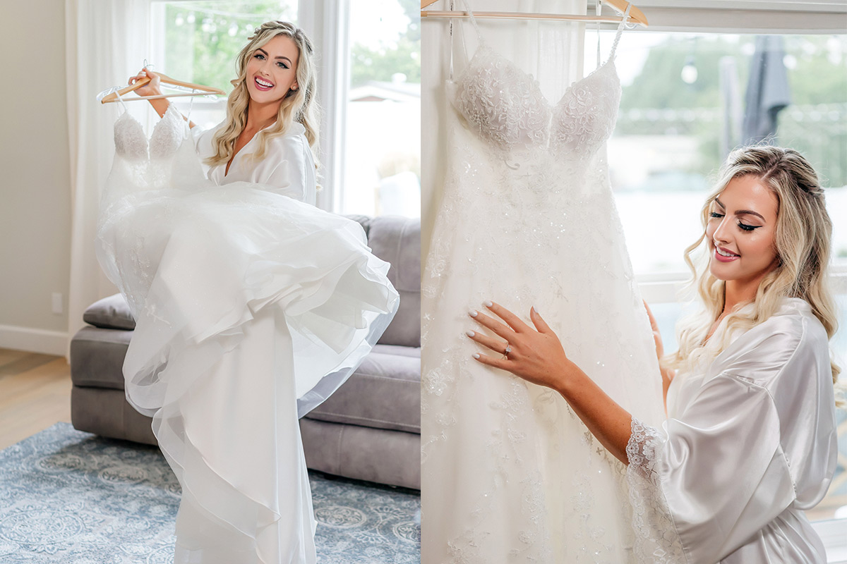 try on wedding dresses