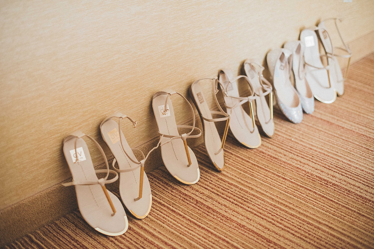 wedding slippers for bridesmaid